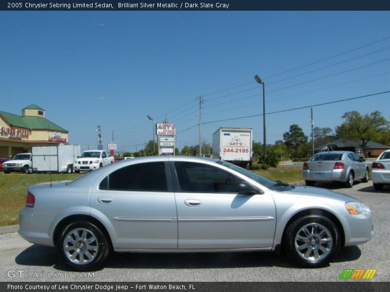 Brilliant Silver Metallic / Dark Slate Gray 2005 Chrysler Sebring Limited Sedan