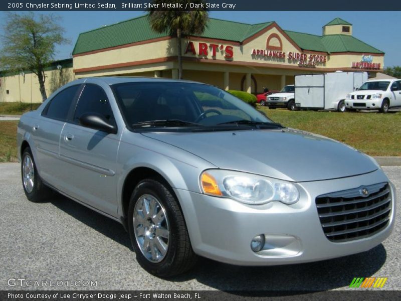 Brilliant Silver Metallic / Dark Slate Gray 2005 Chrysler Sebring Limited Sedan