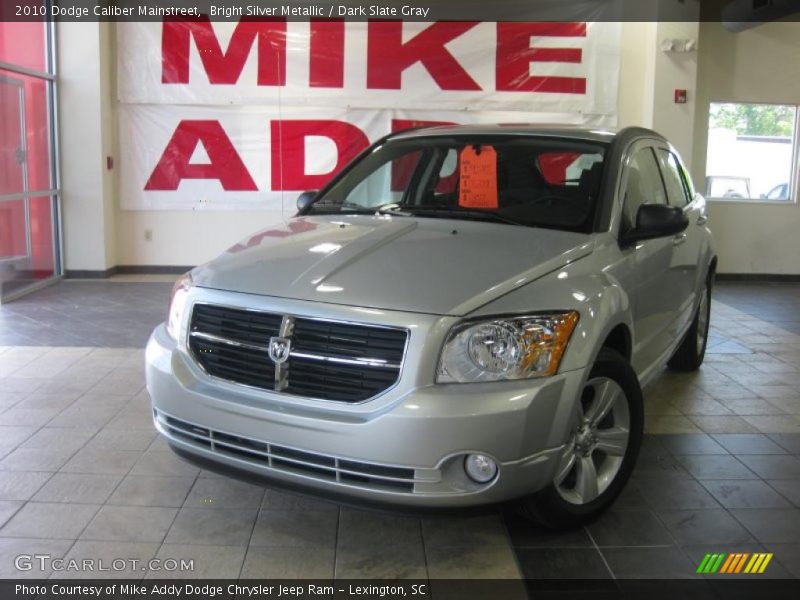 Bright Silver Metallic / Dark Slate Gray 2010 Dodge Caliber Mainstreet