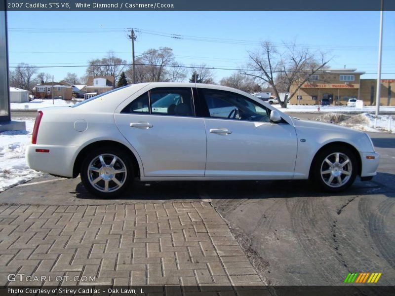 White Diamond / Cashmere/Cocoa 2007 Cadillac STS V6