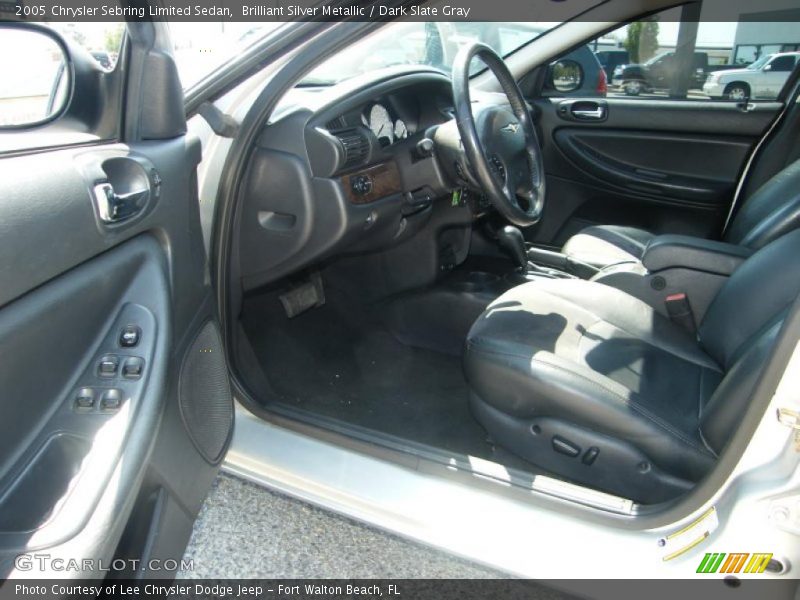 Brilliant Silver Metallic / Dark Slate Gray 2005 Chrysler Sebring Limited Sedan