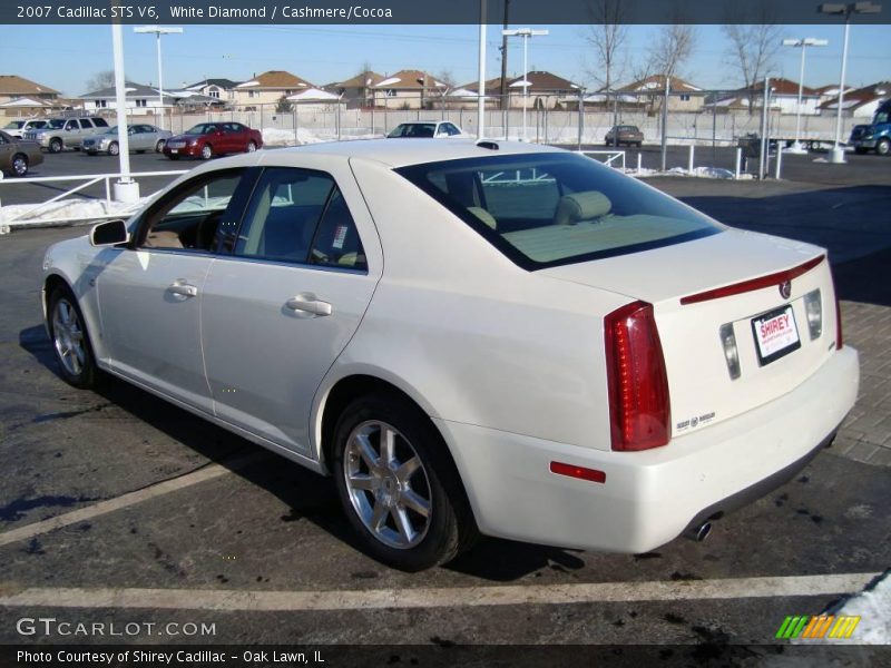 White Diamond / Cashmere/Cocoa 2007 Cadillac STS V6