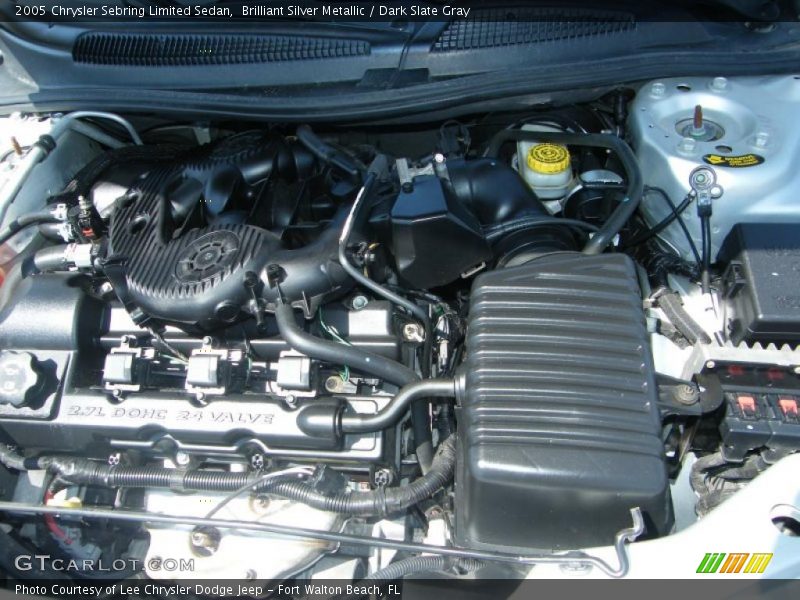 Brilliant Silver Metallic / Dark Slate Gray 2005 Chrysler Sebring Limited Sedan