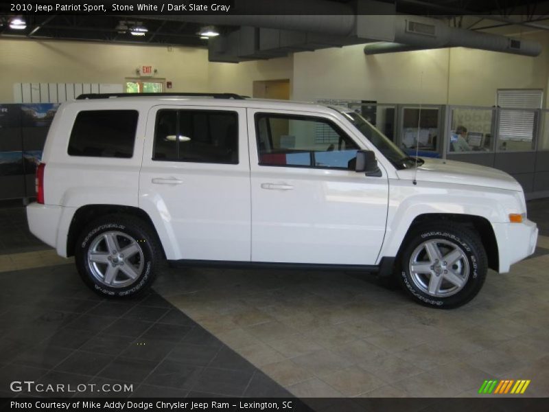 Stone White / Dark Slate Gray 2010 Jeep Patriot Sport