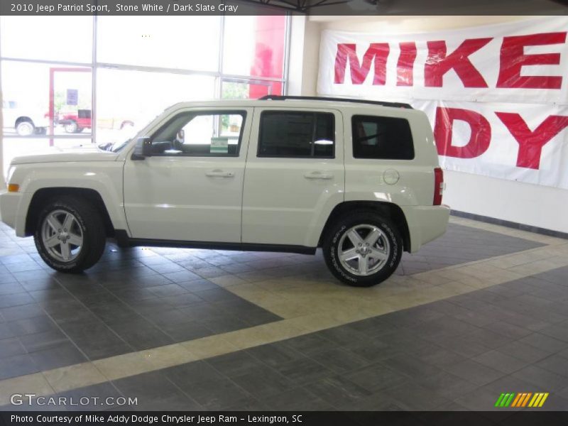 Stone White / Dark Slate Gray 2010 Jeep Patriot Sport