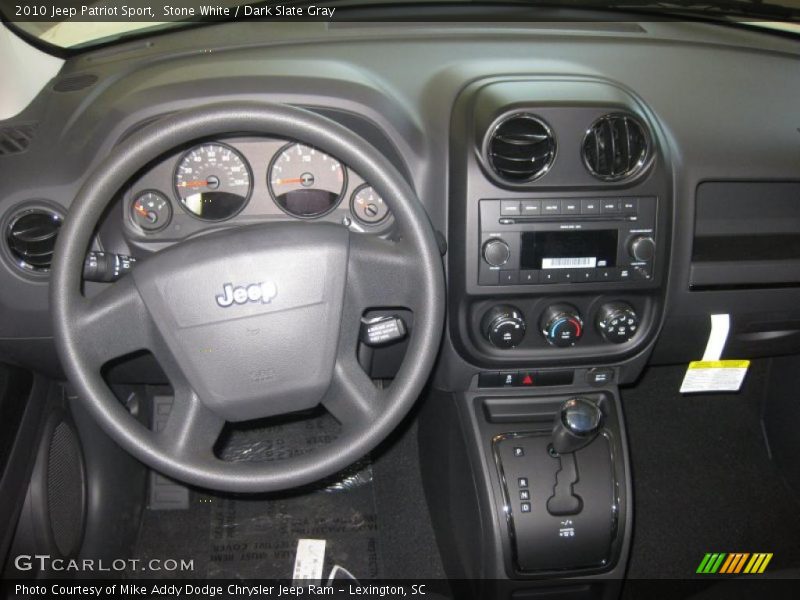 Stone White / Dark Slate Gray 2010 Jeep Patriot Sport