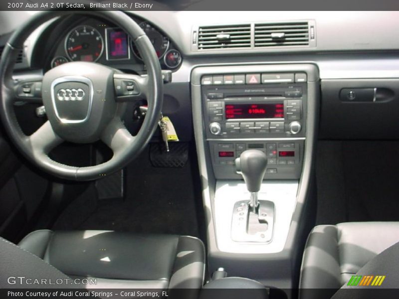 Brilliant Black / Ebony 2007 Audi A4 2.0T Sedan