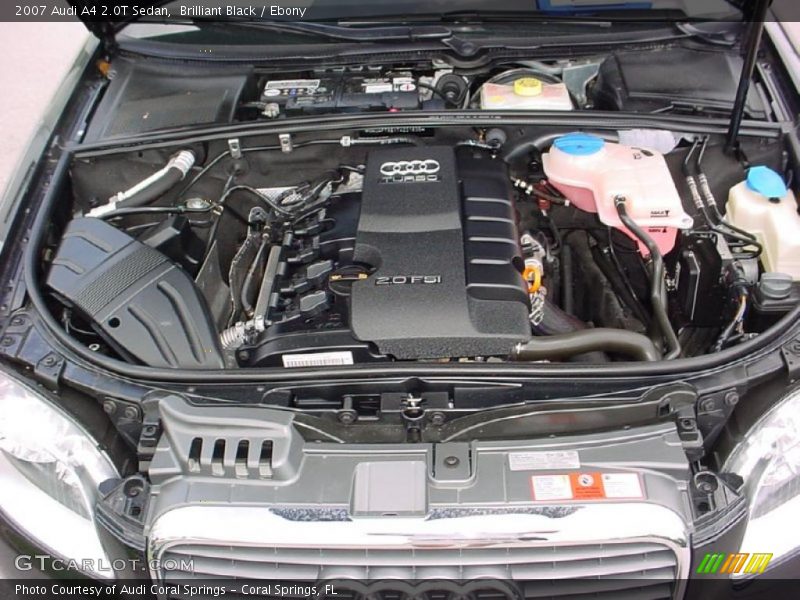 Brilliant Black / Ebony 2007 Audi A4 2.0T Sedan