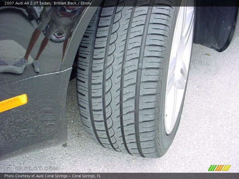 Brilliant Black / Ebony 2007 Audi A4 2.0T Sedan