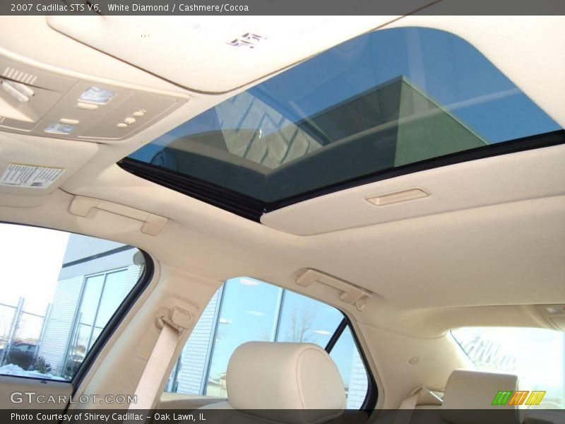 White Diamond / Cashmere/Cocoa 2007 Cadillac STS V6