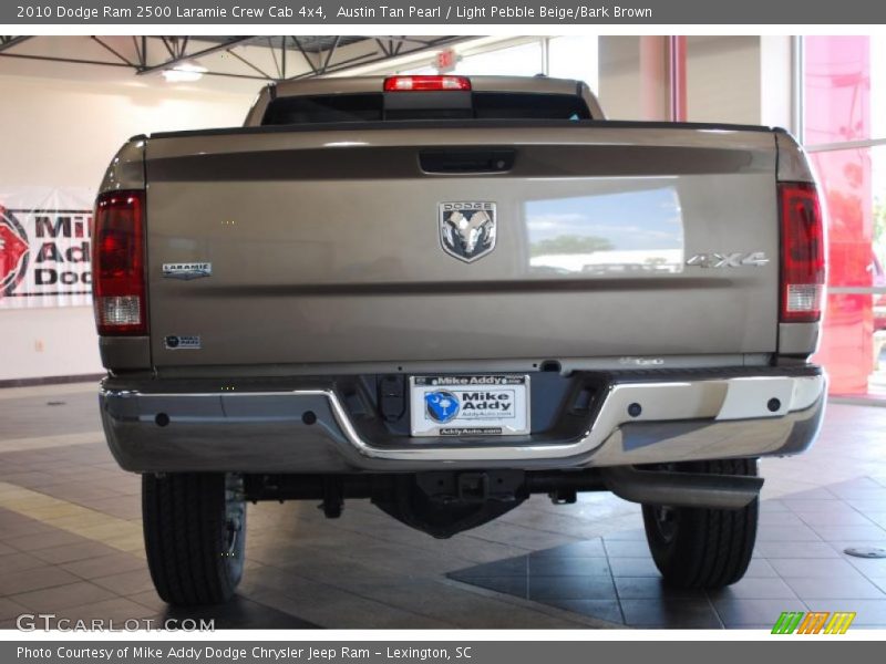Austin Tan Pearl / Light Pebble Beige/Bark Brown 2010 Dodge Ram 2500 Laramie Crew Cab 4x4