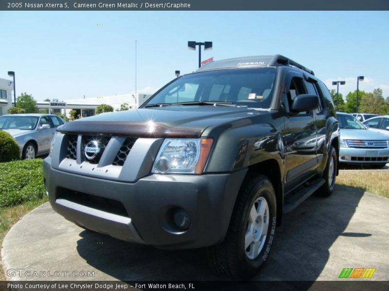 Canteen Green Metallic / Desert/Graphite 2005 Nissan Xterra S