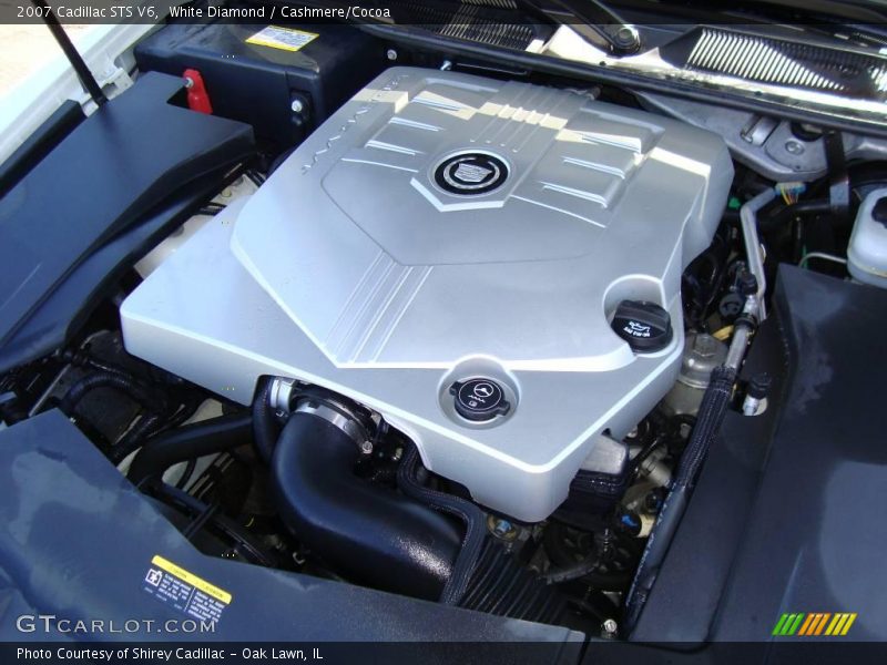 White Diamond / Cashmere/Cocoa 2007 Cadillac STS V6