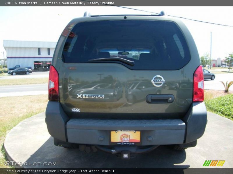 Canteen Green Metallic / Desert/Graphite 2005 Nissan Xterra S