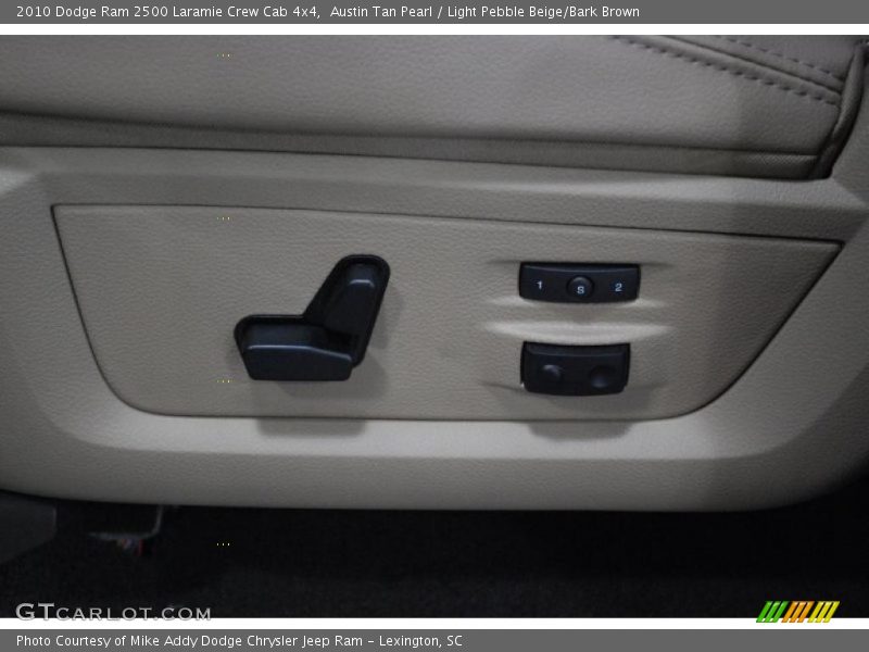 Austin Tan Pearl / Light Pebble Beige/Bark Brown 2010 Dodge Ram 2500 Laramie Crew Cab 4x4