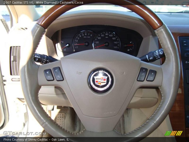 White Diamond / Cashmere/Cocoa 2007 Cadillac STS V6