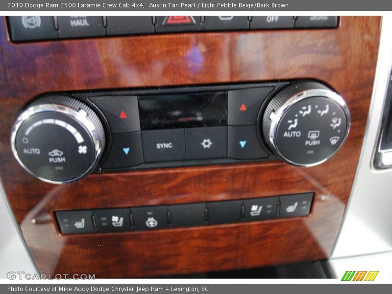 Austin Tan Pearl / Light Pebble Beige/Bark Brown 2010 Dodge Ram 2500 Laramie Crew Cab 4x4