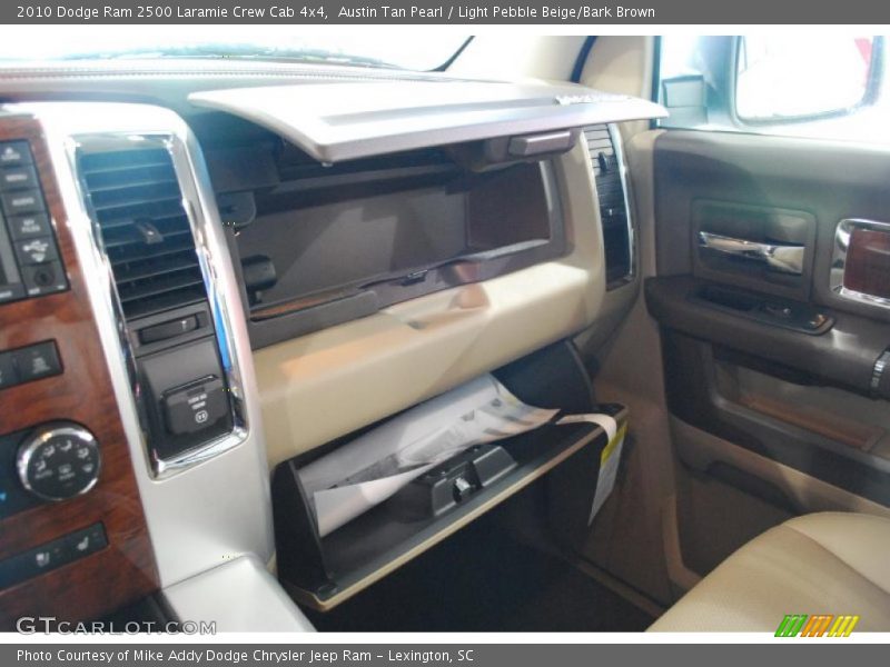 Austin Tan Pearl / Light Pebble Beige/Bark Brown 2010 Dodge Ram 2500 Laramie Crew Cab 4x4