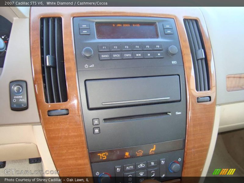 White Diamond / Cashmere/Cocoa 2007 Cadillac STS V6