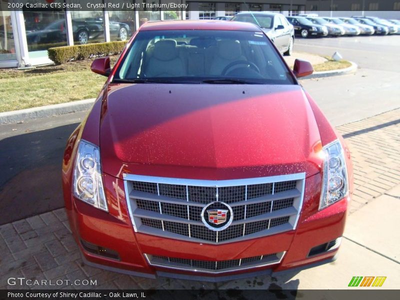 Crystal Red / Light Titanium/Ebony 2009 Cadillac CTS Sedan