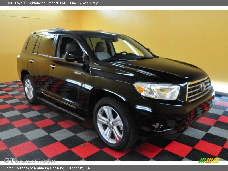 Black / Ash Gray 2008 Toyota Highlander Limited 4WD