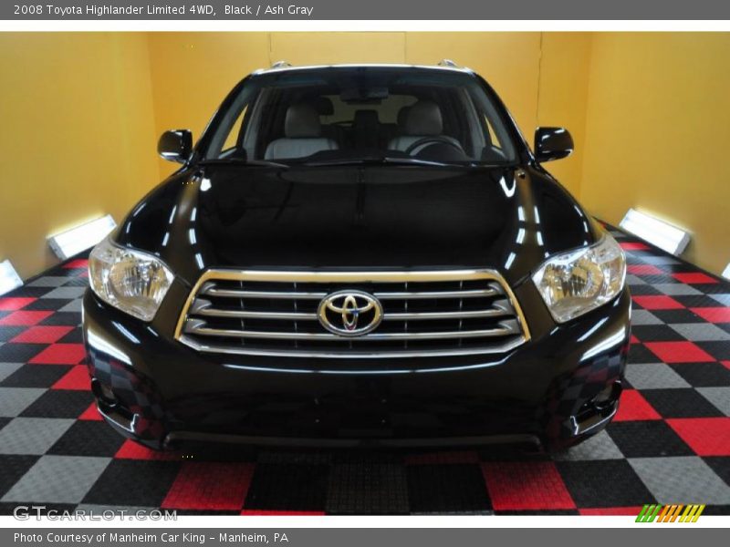 Black / Ash Gray 2008 Toyota Highlander Limited 4WD