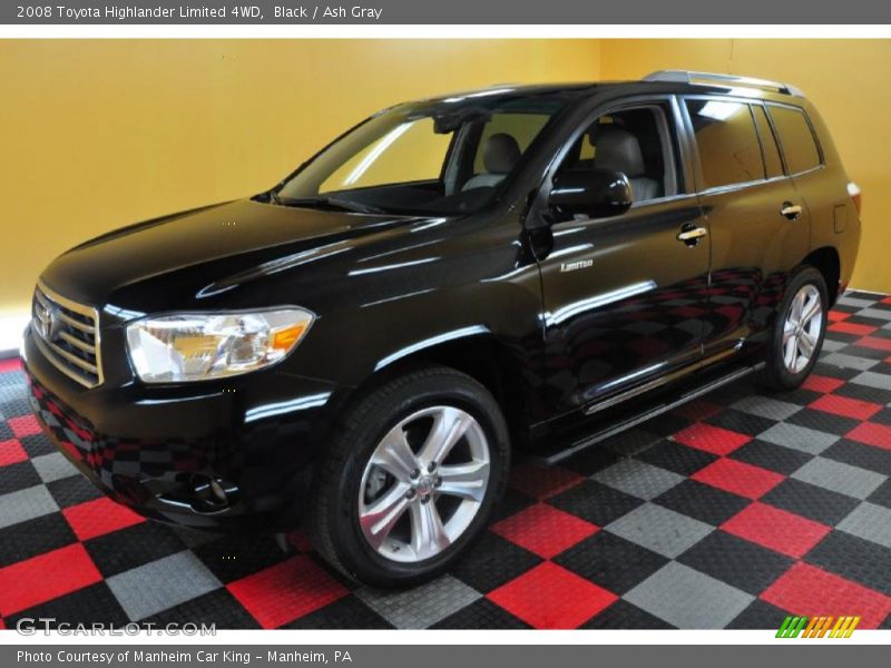 Black / Ash Gray 2008 Toyota Highlander Limited 4WD
