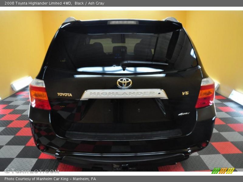 Black / Ash Gray 2008 Toyota Highlander Limited 4WD