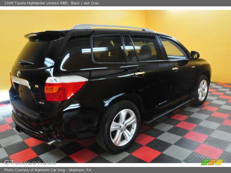 Black / Ash Gray 2008 Toyota Highlander Limited 4WD