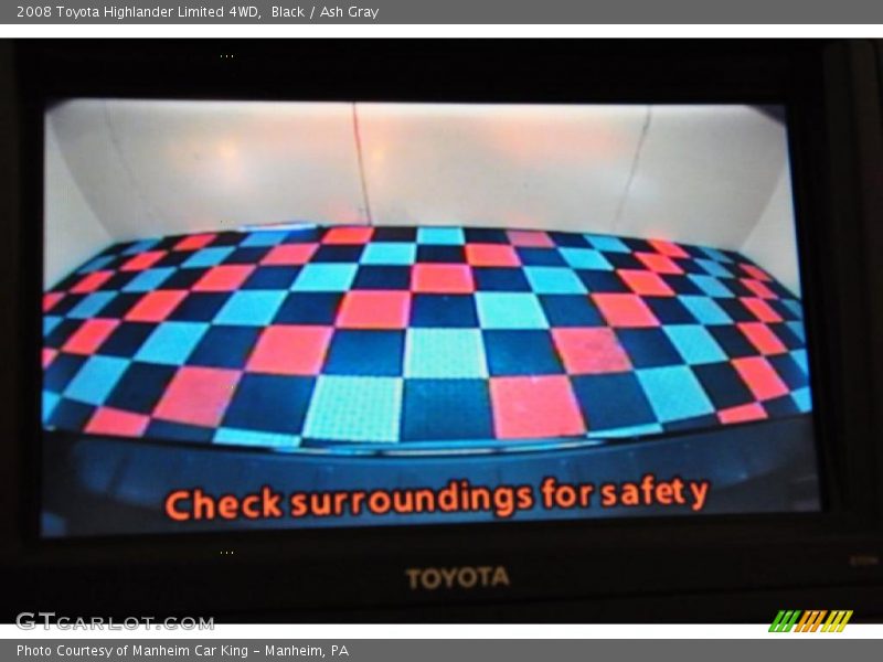 Black / Ash Gray 2008 Toyota Highlander Limited 4WD