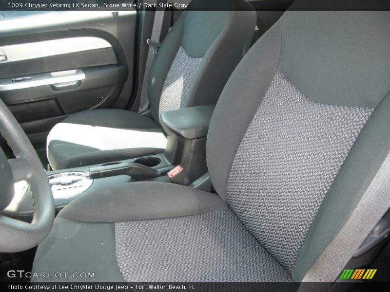 Stone White / Dark Slate Gray 2009 Chrysler Sebring LX Sedan