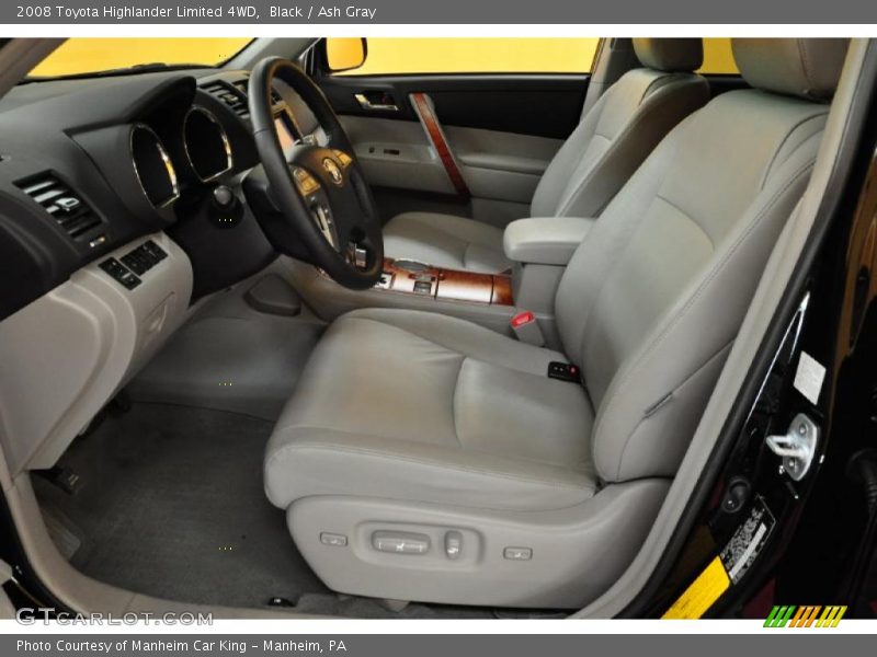 Black / Ash Gray 2008 Toyota Highlander Limited 4WD