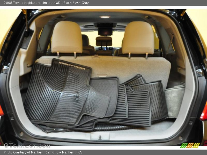 Black / Ash Gray 2008 Toyota Highlander Limited 4WD