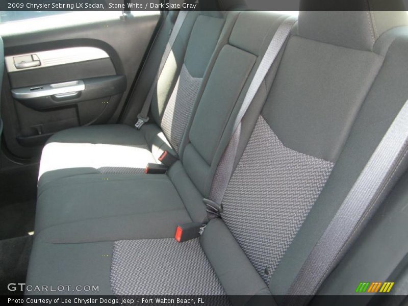 Stone White / Dark Slate Gray 2009 Chrysler Sebring LX Sedan