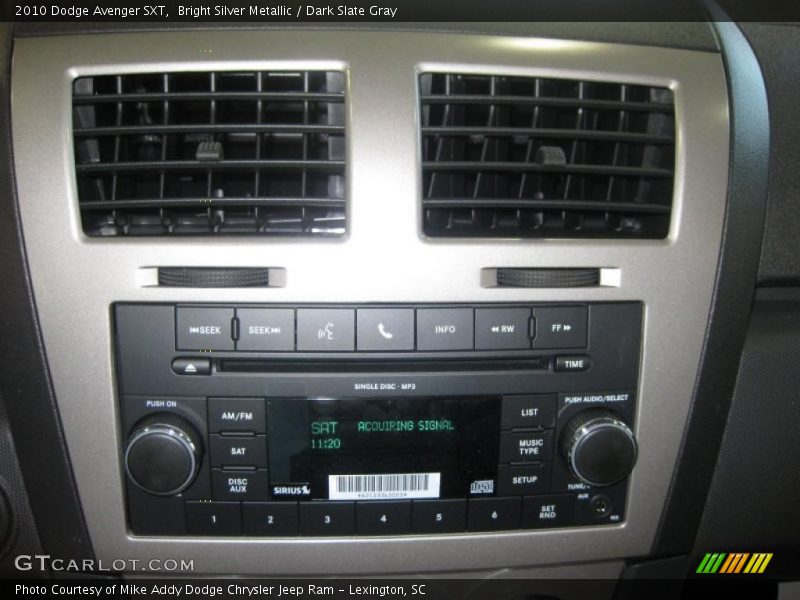 Bright Silver Metallic / Dark Slate Gray 2010 Dodge Avenger SXT