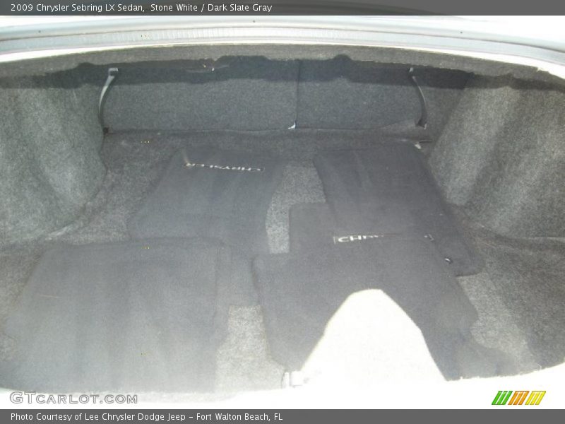 Stone White / Dark Slate Gray 2009 Chrysler Sebring LX Sedan