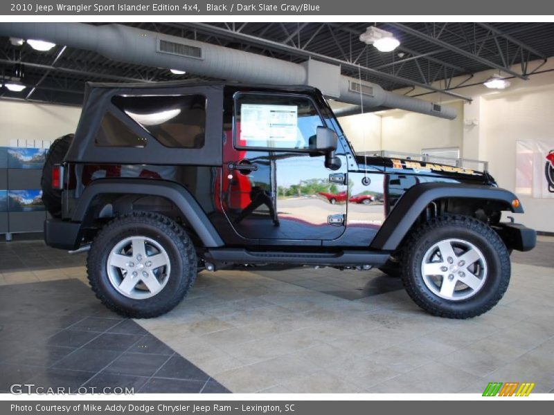 Black / Dark Slate Gray/Blue 2010 Jeep Wrangler Sport Islander Edition 4x4