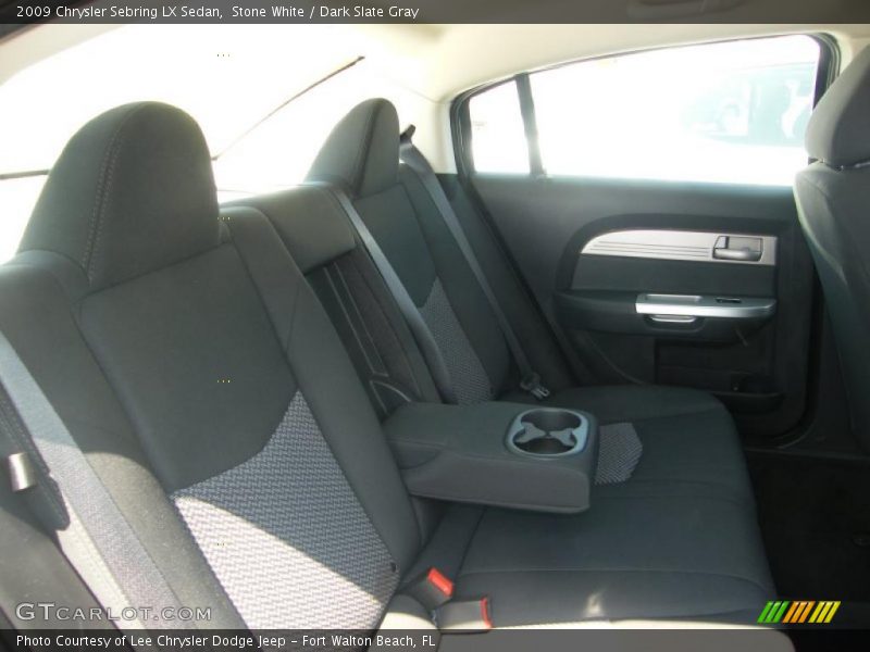 Stone White / Dark Slate Gray 2009 Chrysler Sebring LX Sedan