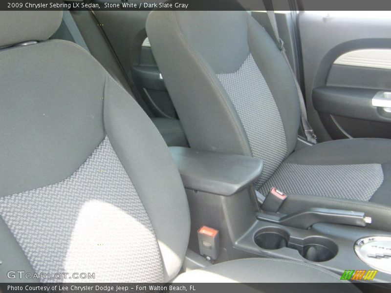 Stone White / Dark Slate Gray 2009 Chrysler Sebring LX Sedan