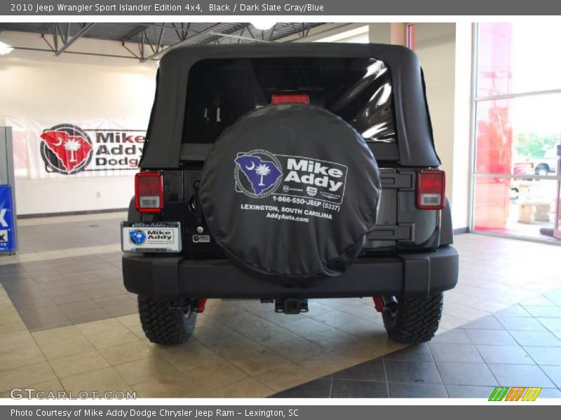 Black / Dark Slate Gray/Blue 2010 Jeep Wrangler Sport Islander Edition 4x4