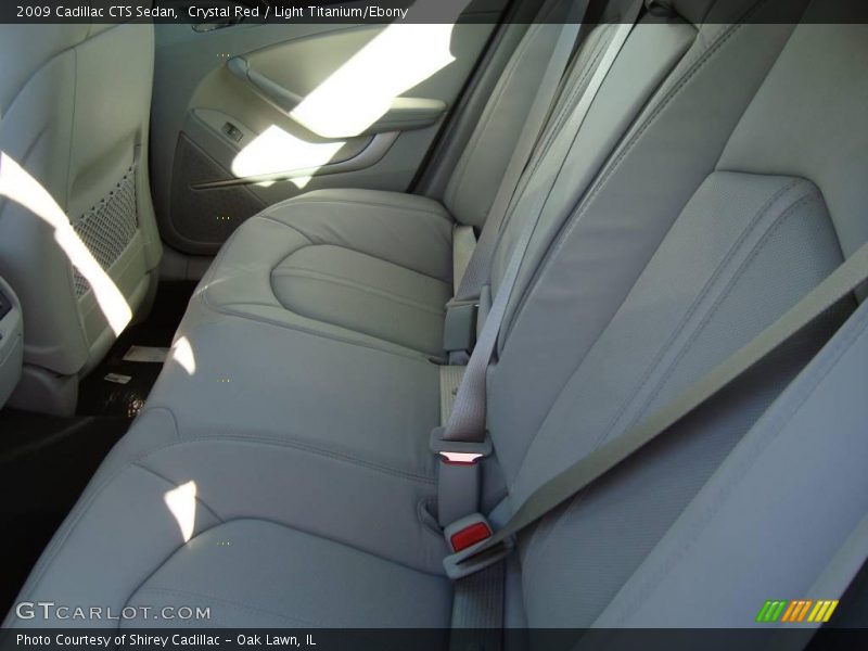Crystal Red / Light Titanium/Ebony 2009 Cadillac CTS Sedan
