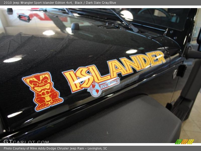 Black / Dark Slate Gray/Blue 2010 Jeep Wrangler Sport Islander Edition 4x4