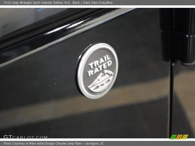 Black / Dark Slate Gray/Blue 2010 Jeep Wrangler Sport Islander Edition 4x4