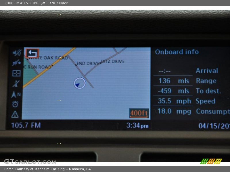 Jet Black / Black 2008 BMW X5 3.0si