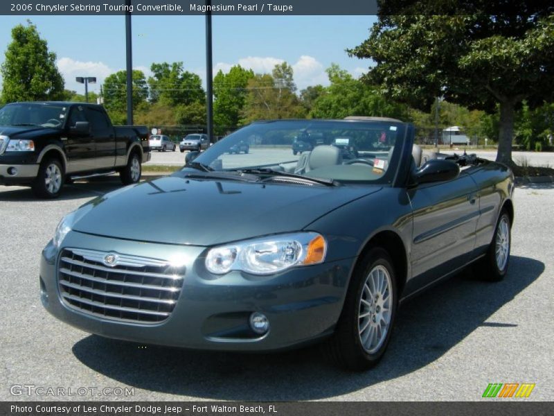 Magnesium Pearl / Taupe 2006 Chrysler Sebring Touring Convertible