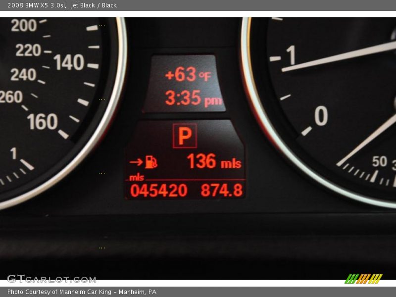 Jet Black / Black 2008 BMW X5 3.0si