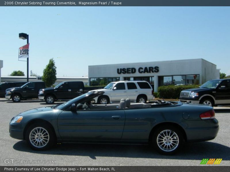 Magnesium Pearl / Taupe 2006 Chrysler Sebring Touring Convertible