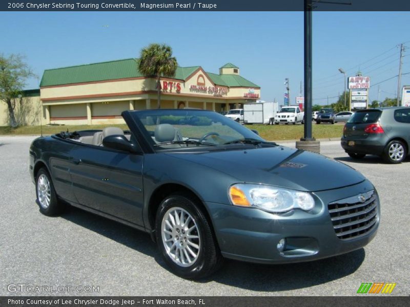 Magnesium Pearl / Taupe 2006 Chrysler Sebring Touring Convertible