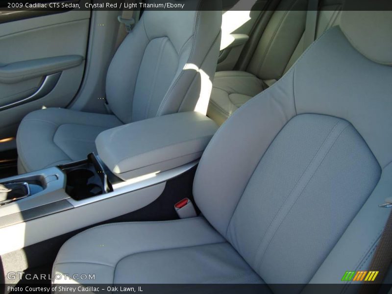 Crystal Red / Light Titanium/Ebony 2009 Cadillac CTS Sedan