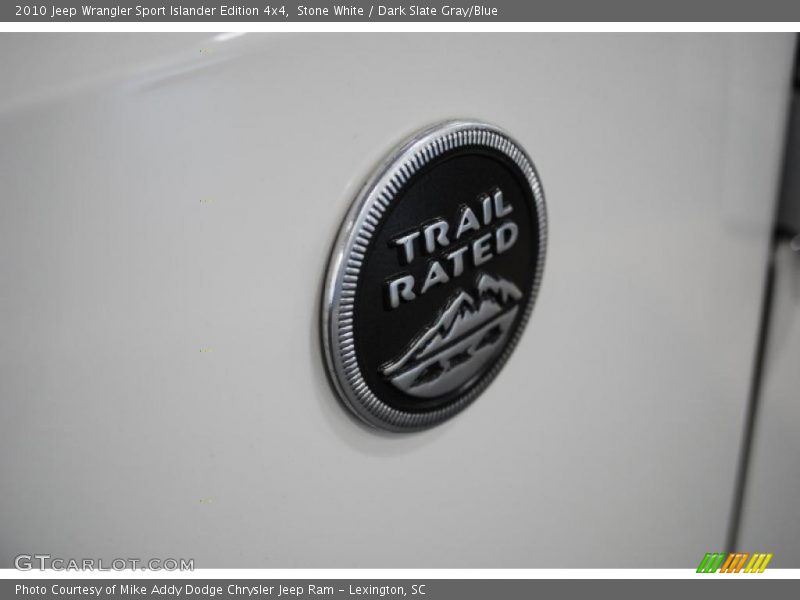 Stone White / Dark Slate Gray/Blue 2010 Jeep Wrangler Sport Islander Edition 4x4